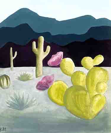 Cutting Board - Arizona Desert