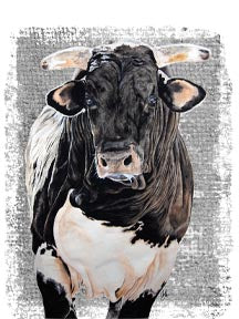 Tea Towel - Bad to the Bone