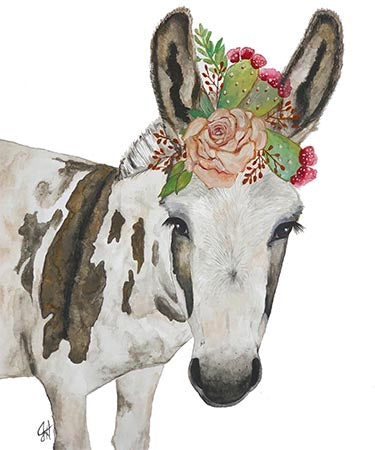 Cutting Board - Burrito with Flowers