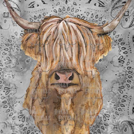 Tea Towel - Chewy (bandana background)