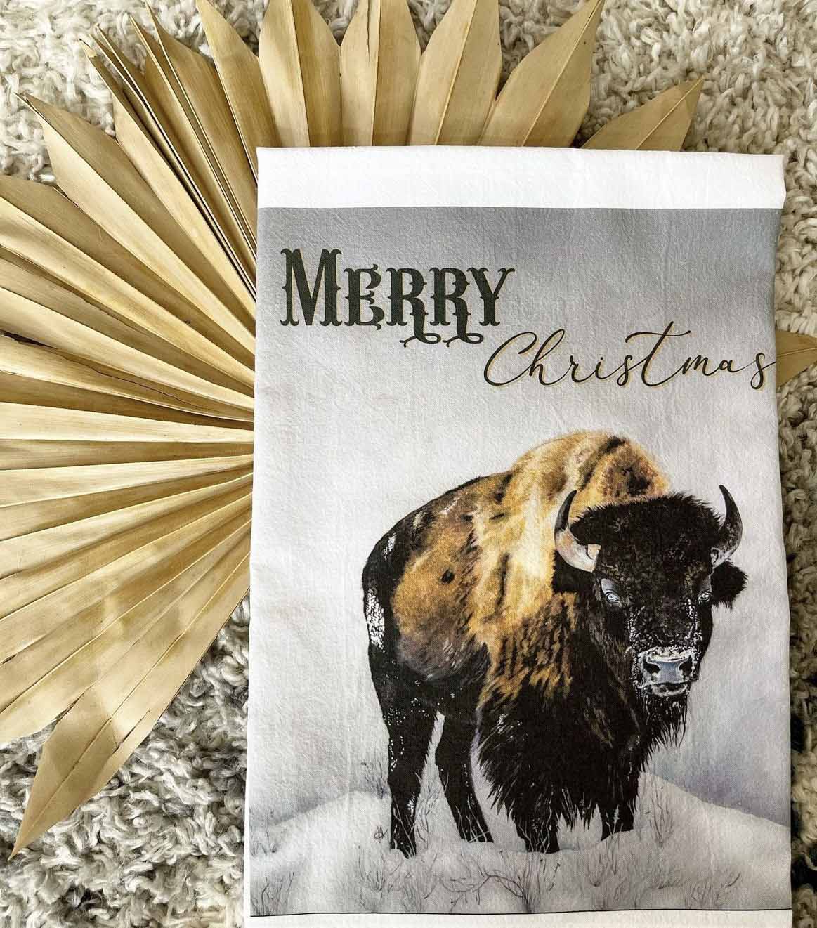 Tea Towel - Geronimo (merry christmas)