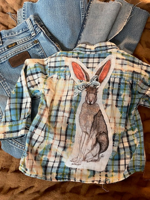 Kids Button Ups - Jack the Jackrabbit (24 months)