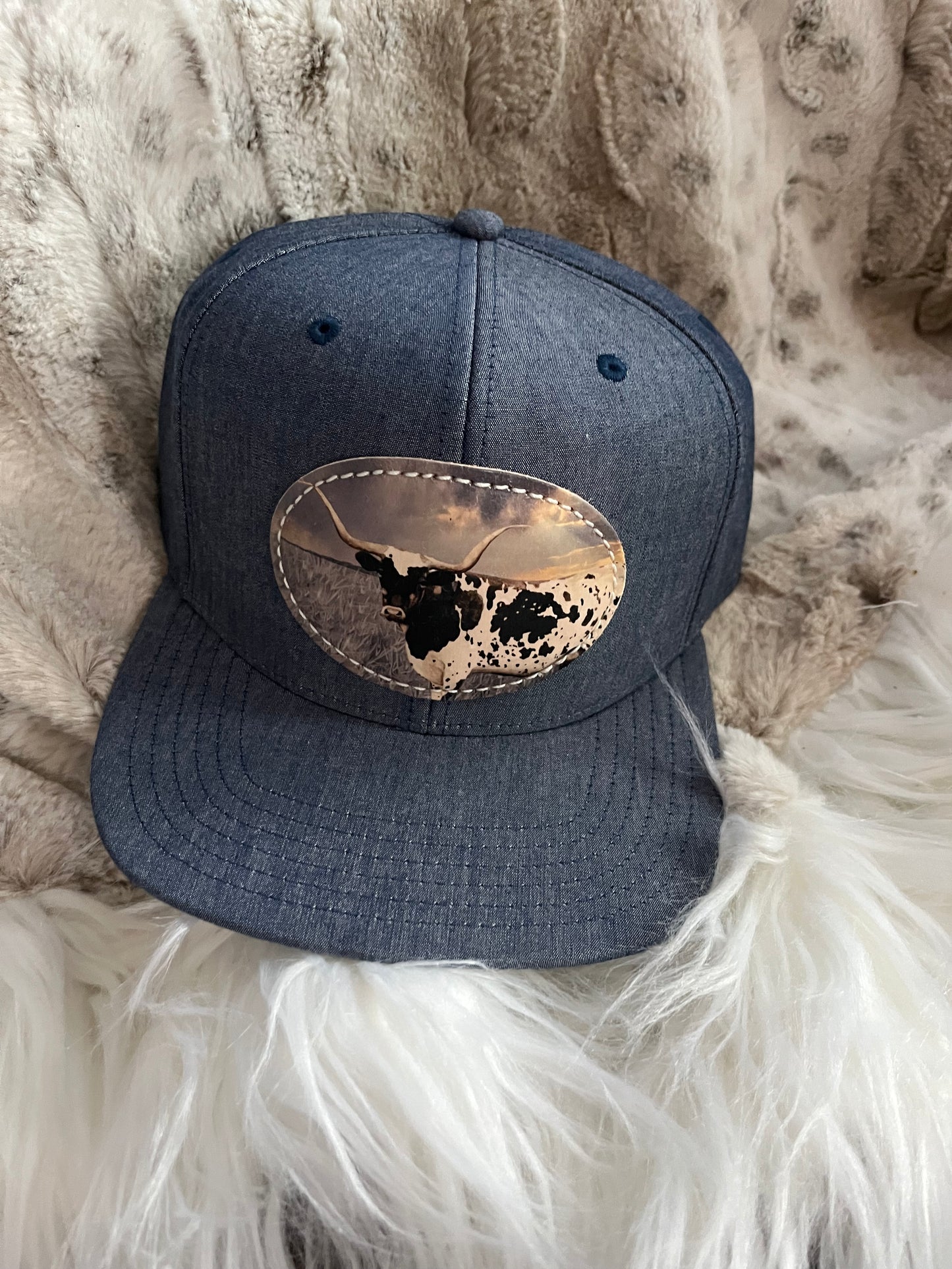 Dolly Estelle Hat - Chambray (blue with hint of grey) - Old Timer 2.0