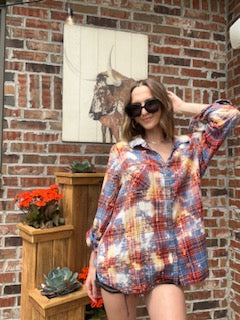 Adult Button Ups - Road Runnin' (women's XXL)