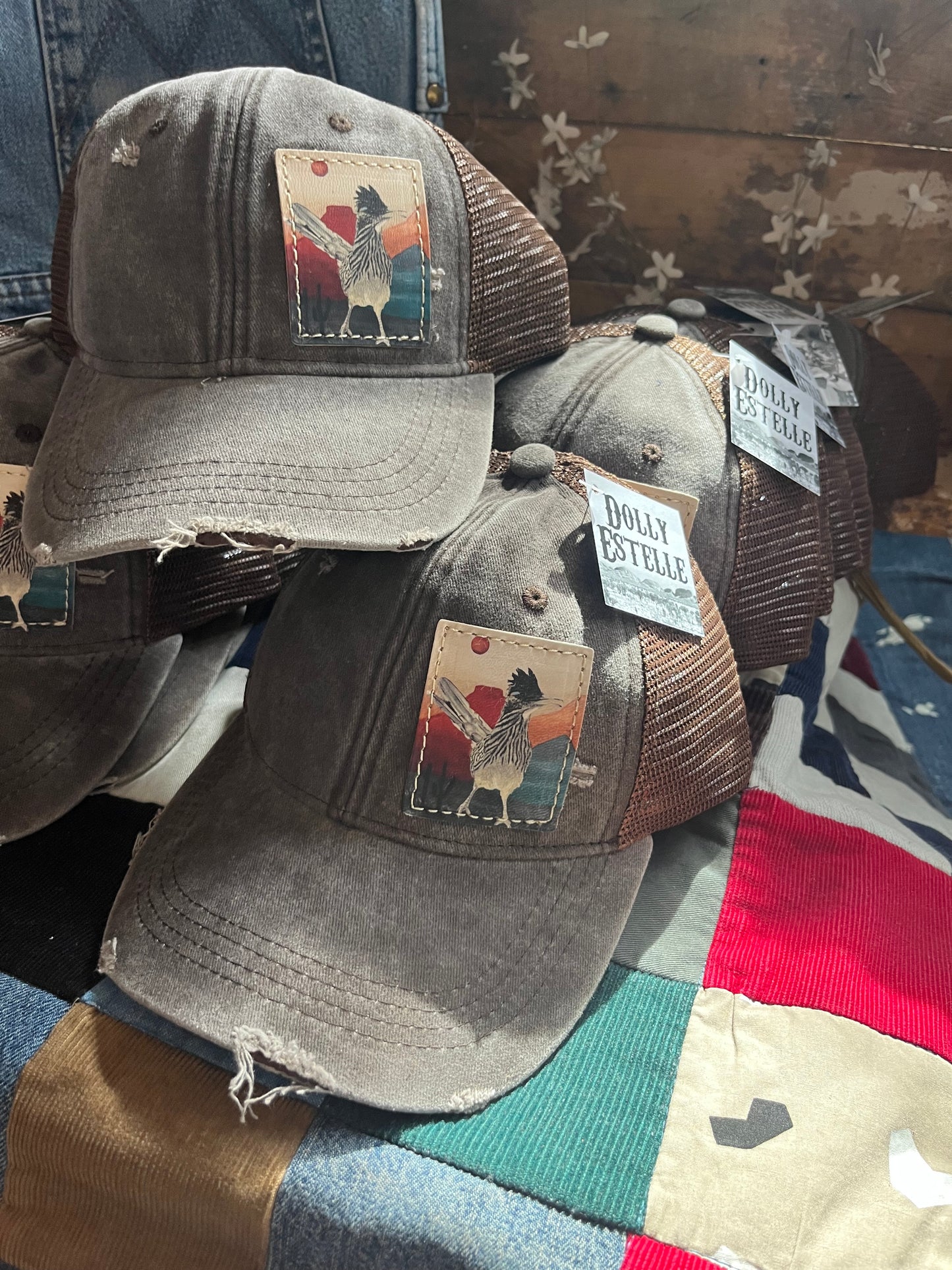 Dolly Estelle Hat - Dusty Brown/Brown - Roadrunnin'