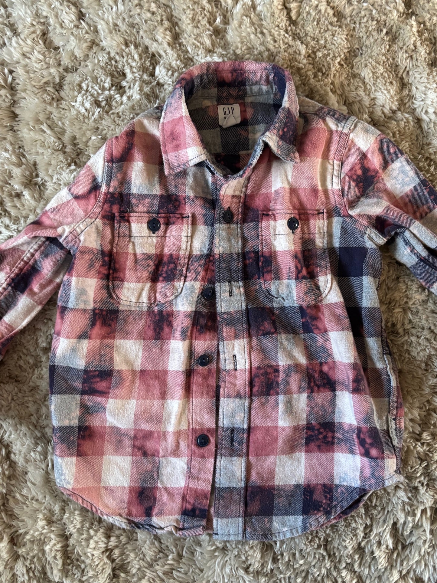 Kids Button Ups - Unicorn (kids size 4/5)