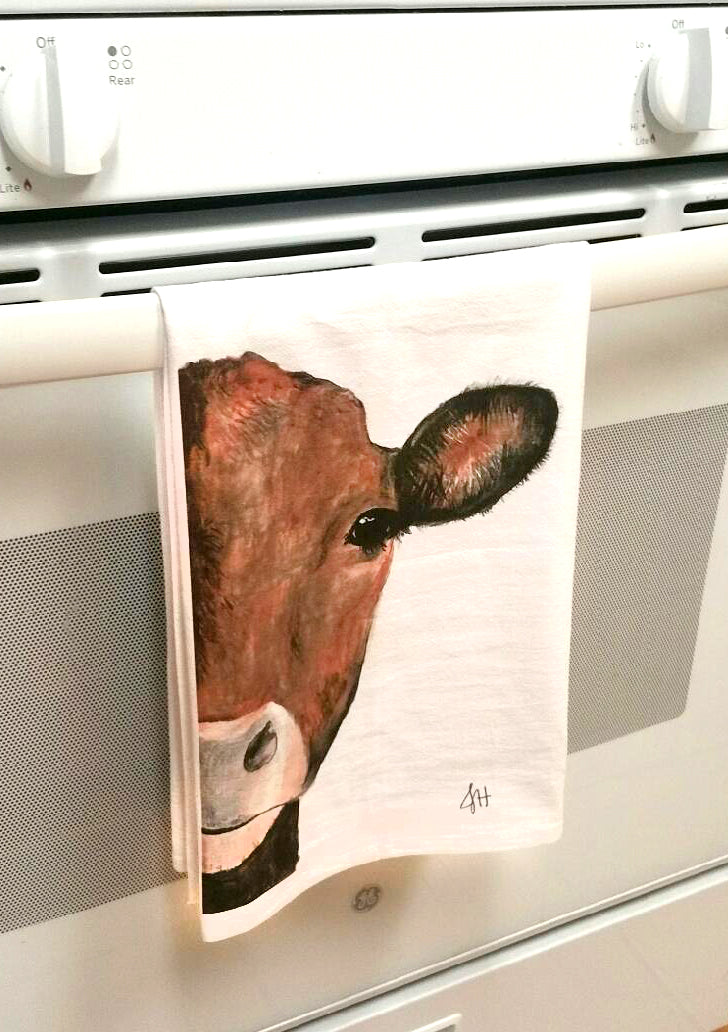 Tea Towel - Half Face