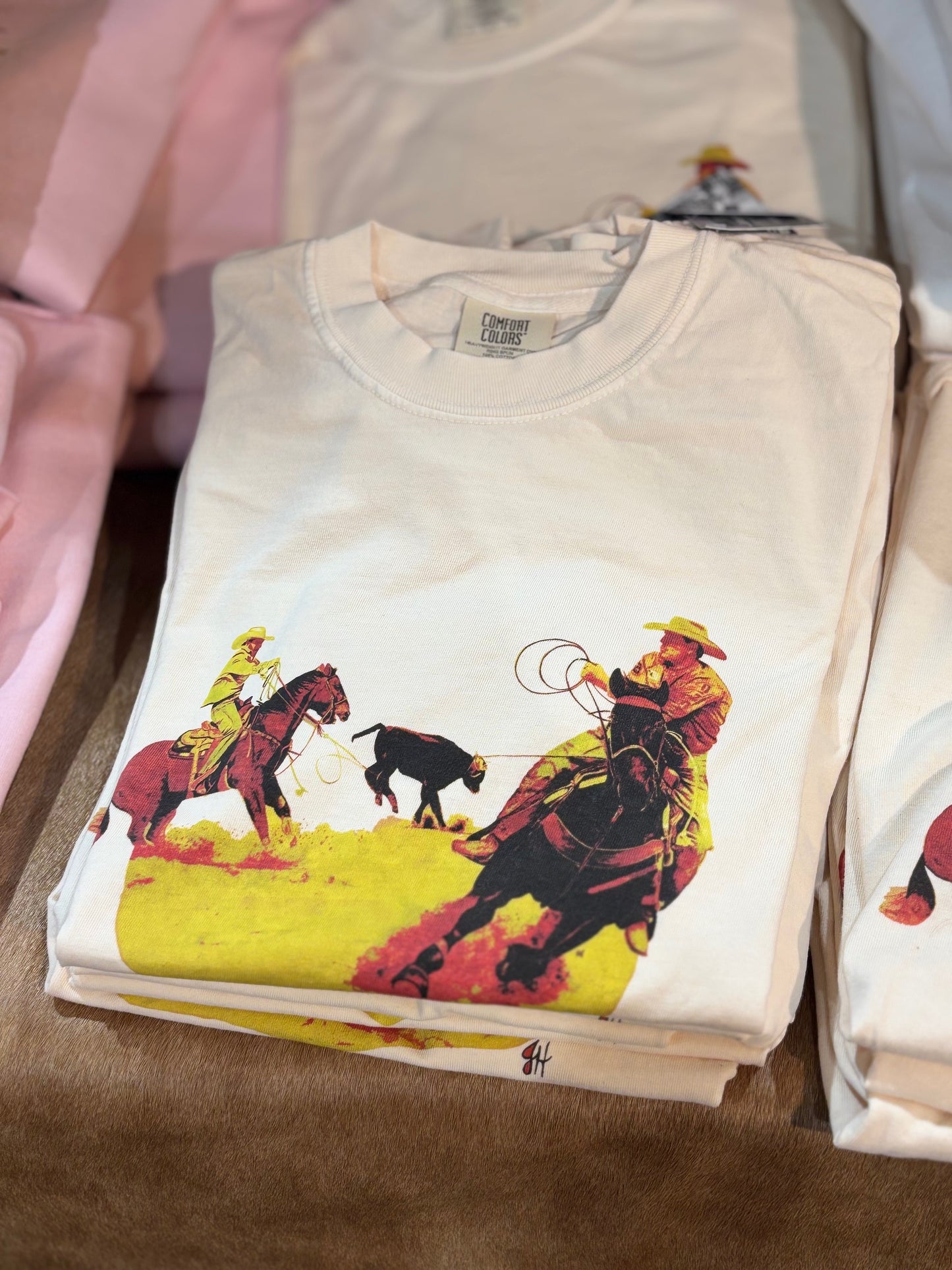 Team Ropin' retro - Tees