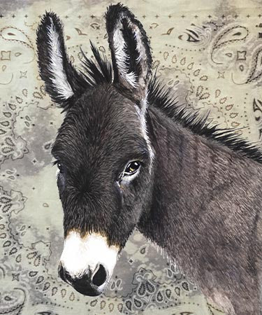 Cutting Board - Jasper (bandana background)