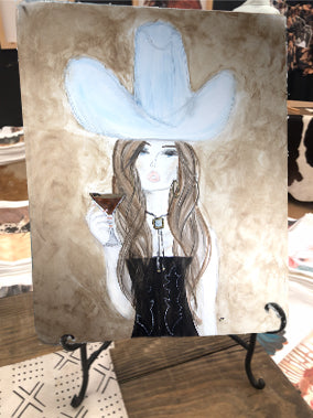 Cutting Board - Martini Cowgirl