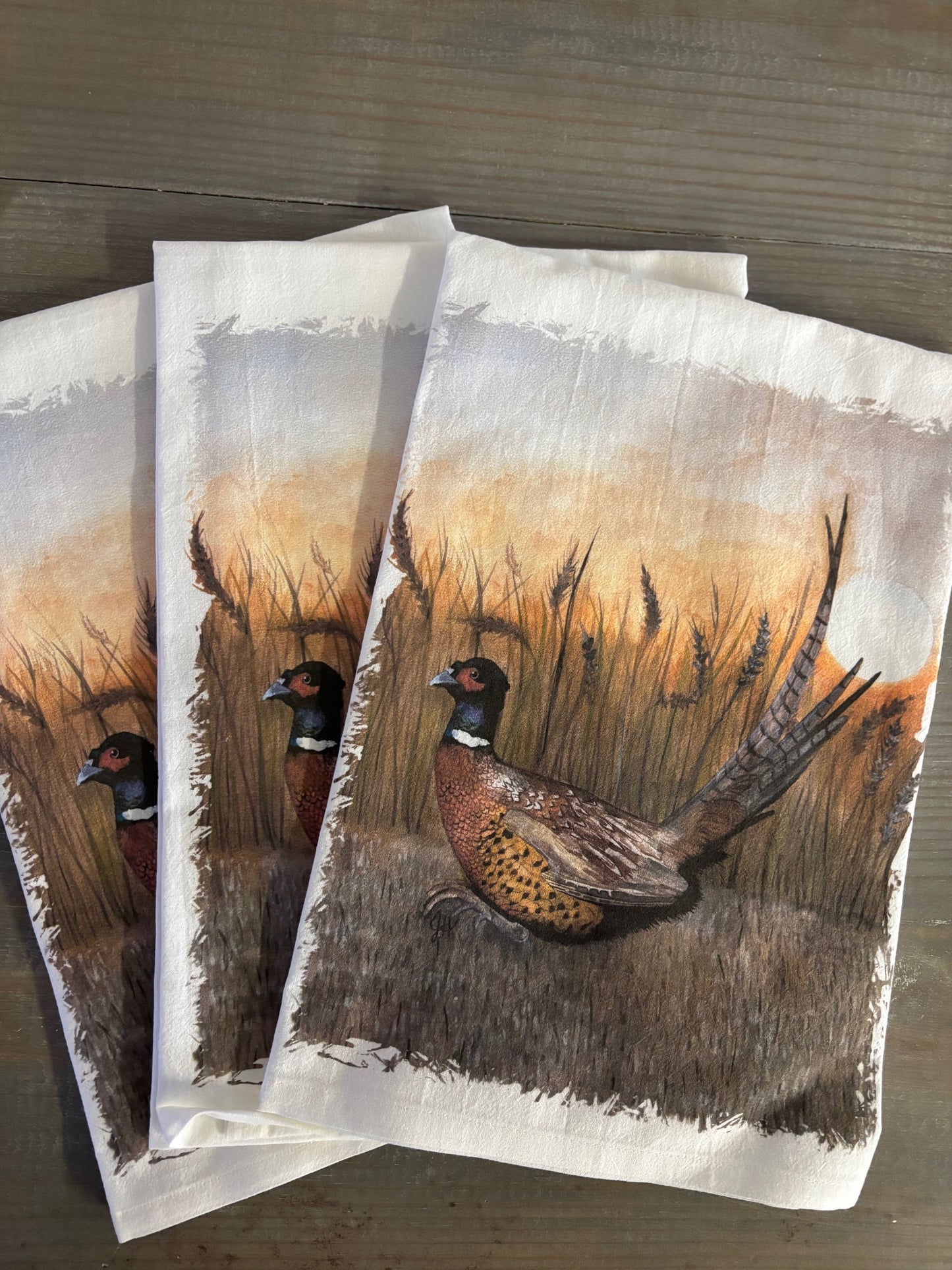 Tea Towel - Pheasantly Surprised