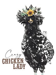 Tea Towel - Vegas (crazy chicken lady)
