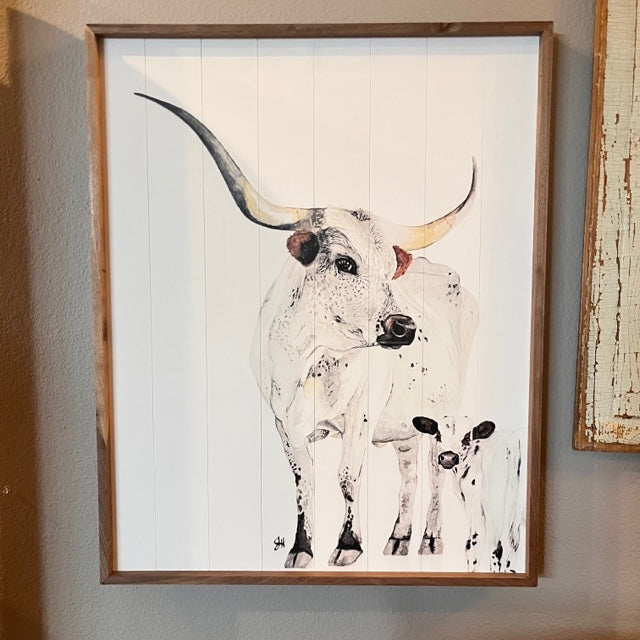 Wall Art Framed - 24x30 - Vanilla Bean