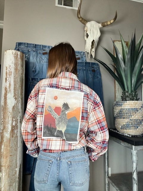 Adult Button Ups - Road Runnin' (missy X Large)