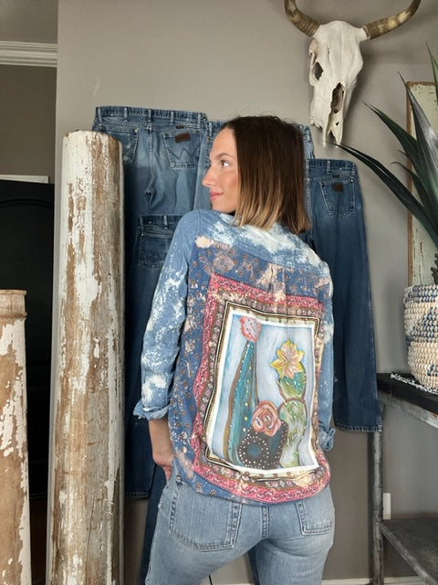 Adult Button Ups - Lily Bob Cactus (Missy medium)