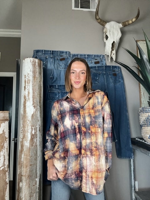 Adult Button Ups - Feathers (men's XL)