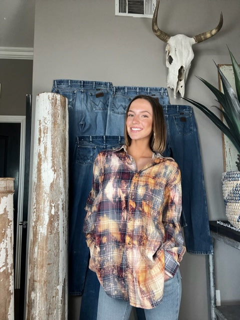 Adult Button Ups - Feathers (men's XL)