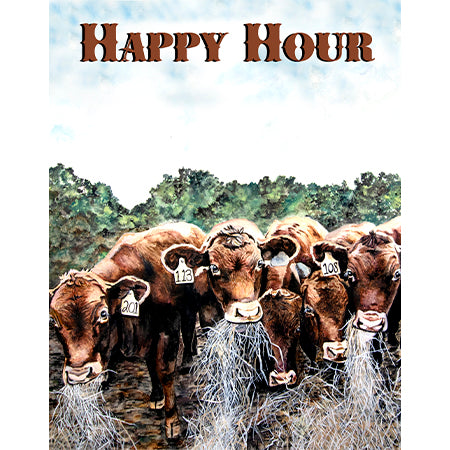 Cutting Board - Happy Hour (with text)