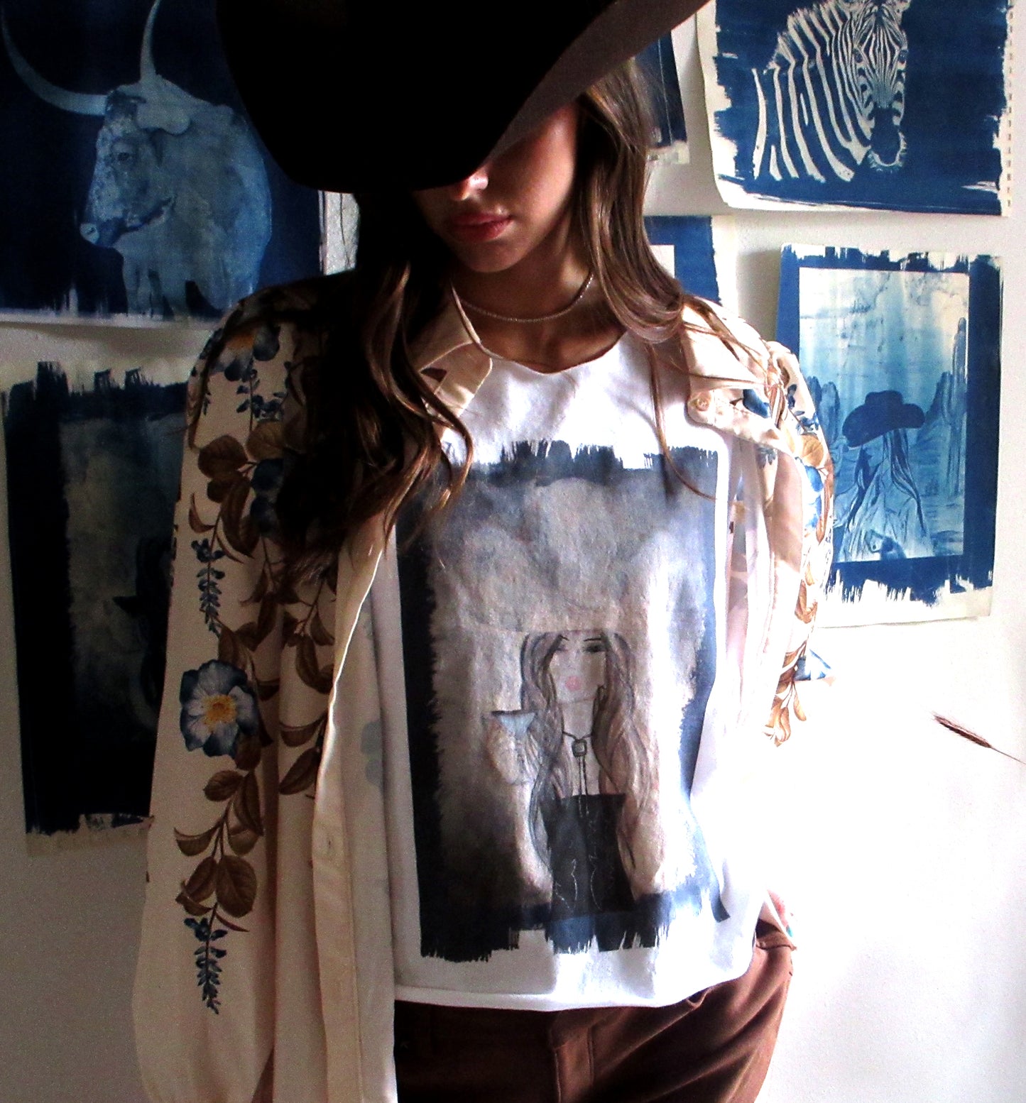 Martini Cowgirl "Sun Dyed" - Tees