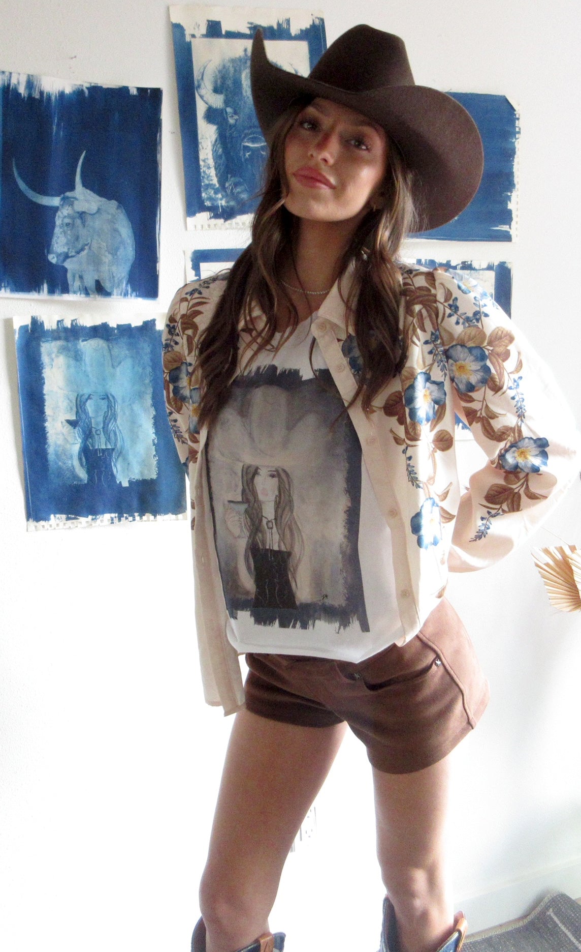 Martini Cowgirl "Sun Dyed" - Tees