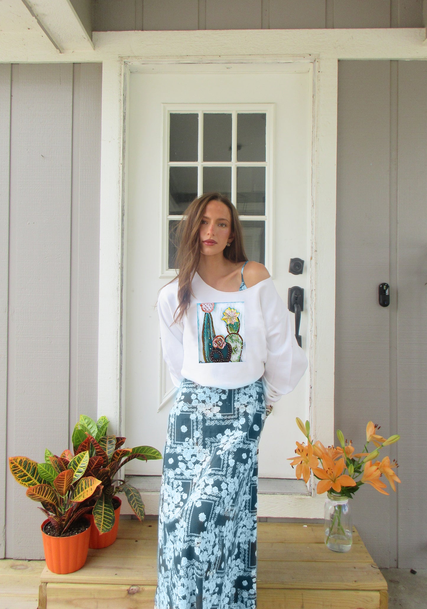 Sweatshirt - Lily Bob Cactus