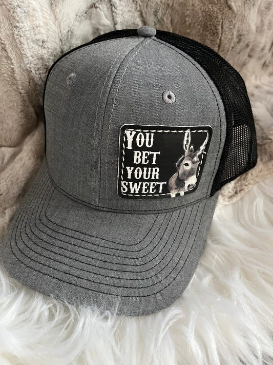 Dolly Estelle Hat - Silver/Black - You Bet Your Sweet