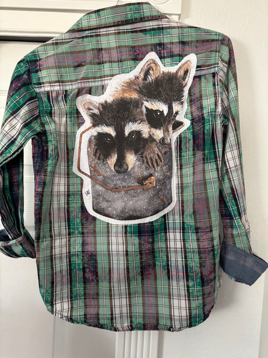 Kids Button Ups - Bandits (kids size 10/12)