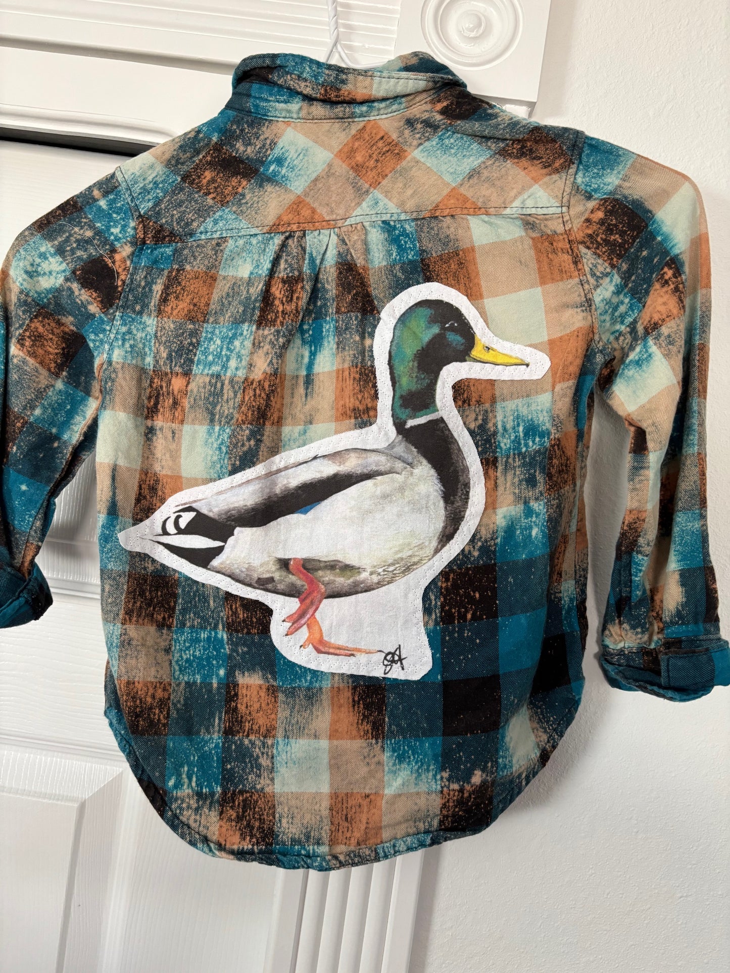 Kids Button Ups - Duck Tape (kids 4/5)