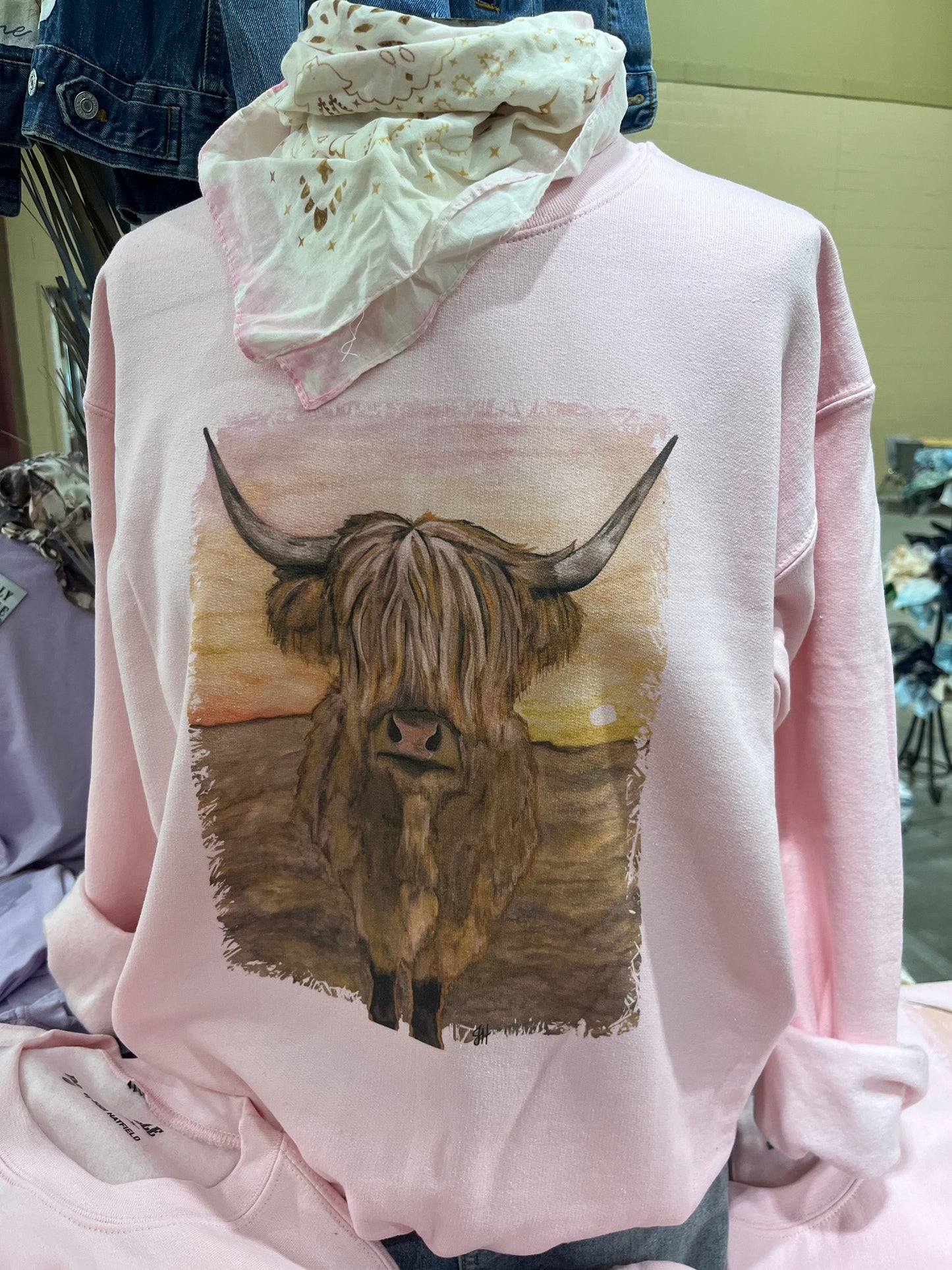 Sweatshirt - Chewy in Pink