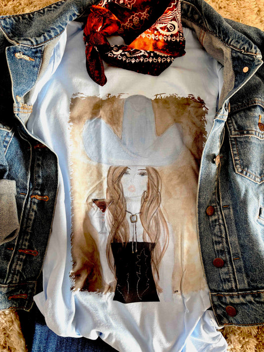 Martini Cowgirl - Tees