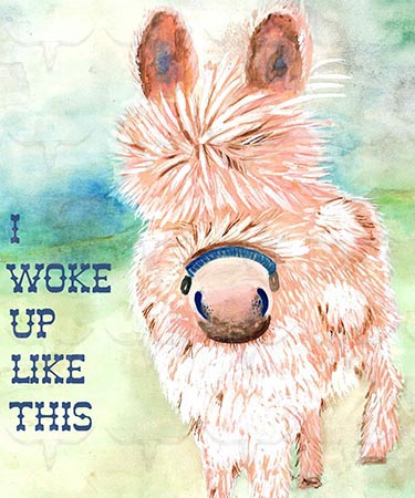 Tea Towel - i woke up like this