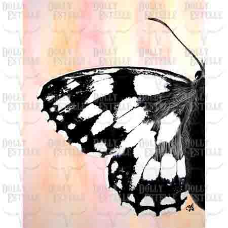 Tea Towel - Moth LEFT