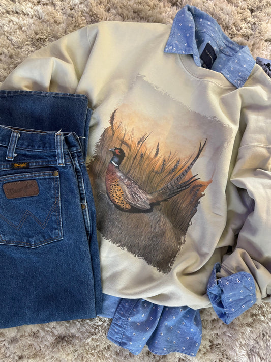 Sweatshirt - Pheasantly Surprised