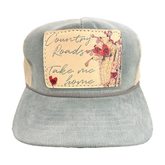 Richardson Corduroy Hat - light blue - Country Roads