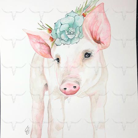 11x14 Prints - Pinky (with flowers)