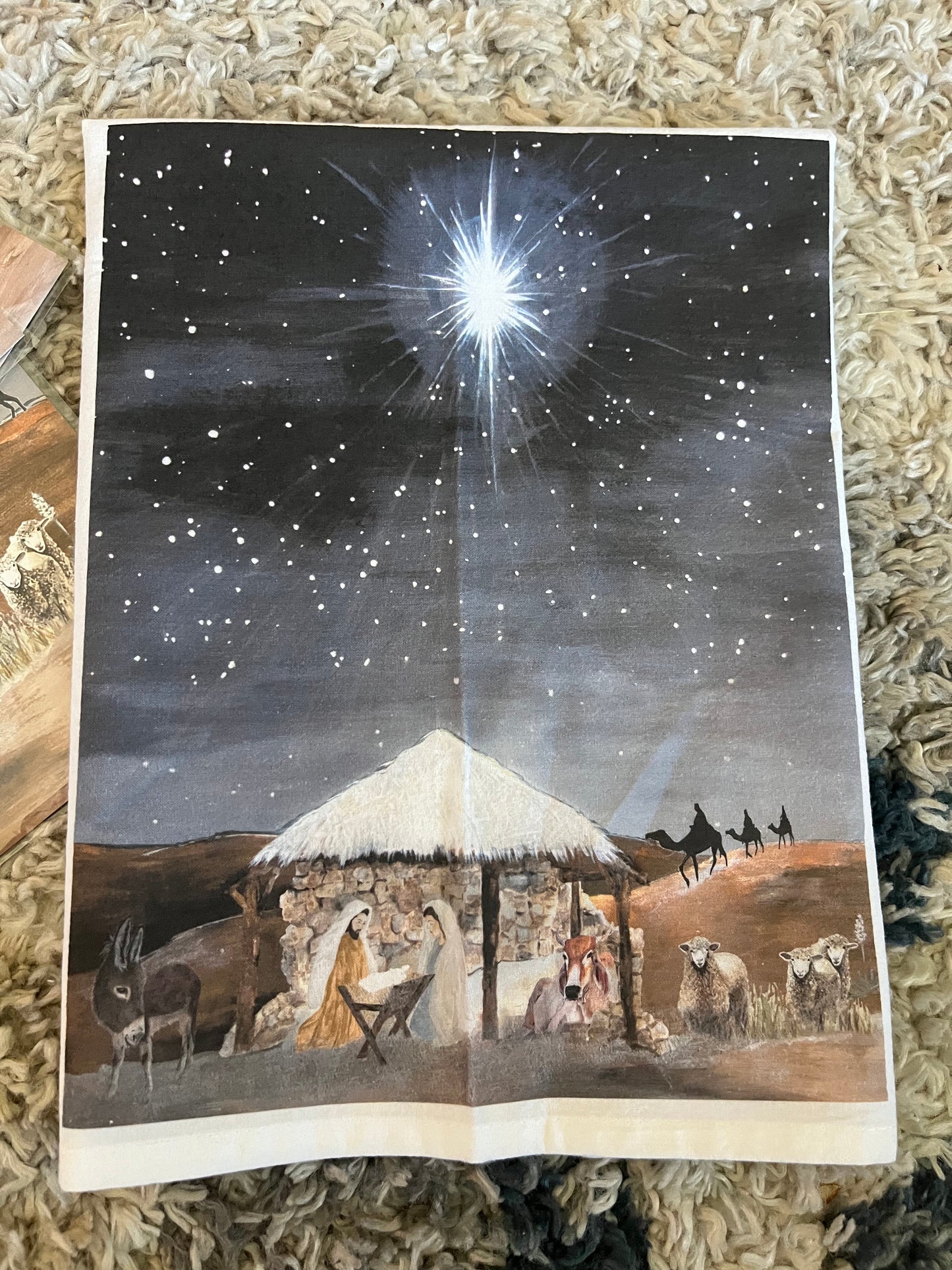 Tea Towel - The Nativity