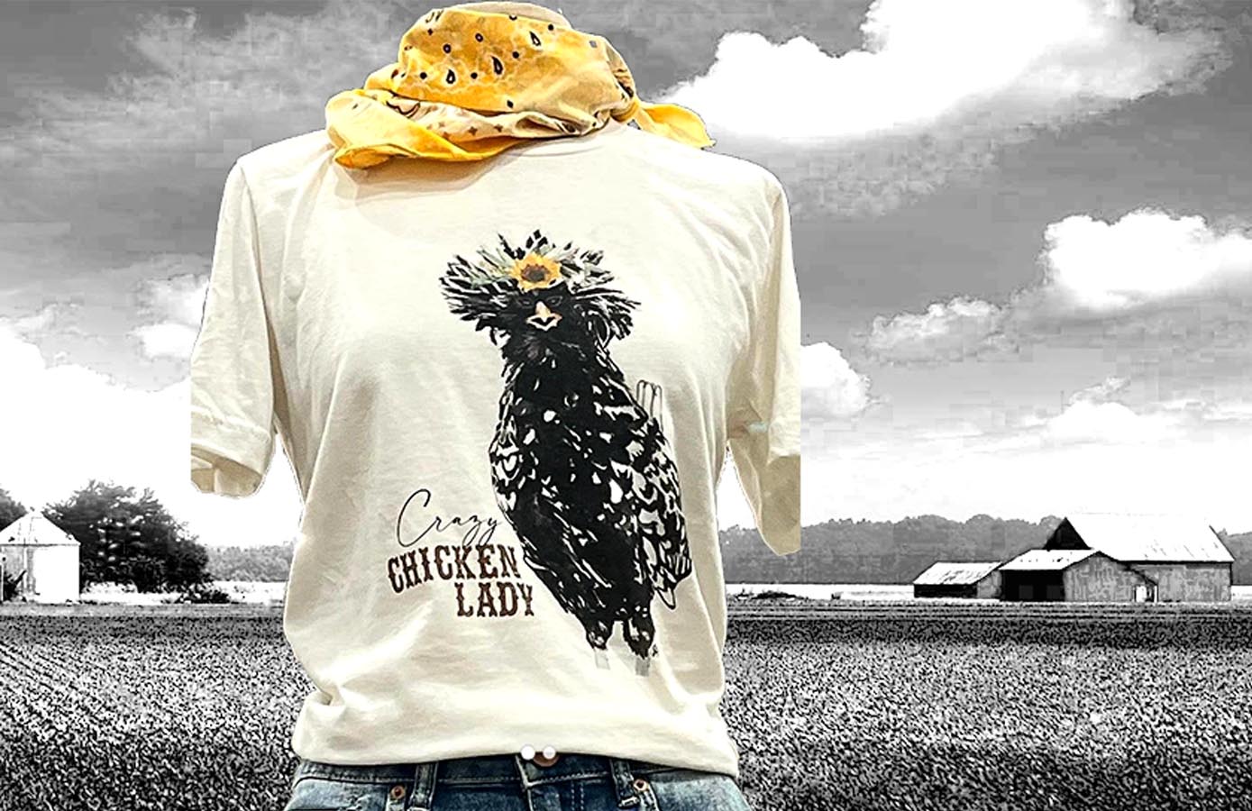 Crazy Chicken Lady - Tees