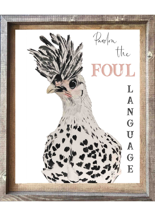 11x14 Prints - Pardon the Foul Language